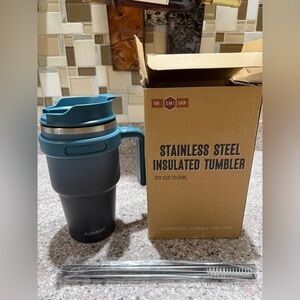 Blue Stainless Steel Insulated Tumbler